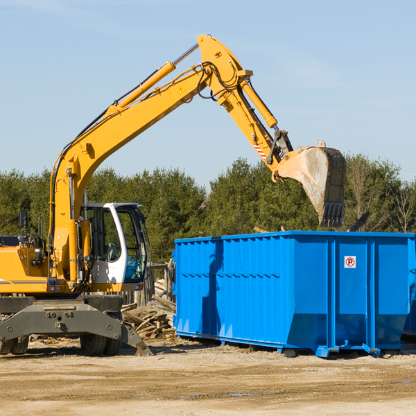 can i choose the location where the residential dumpster will be placed in Rhodes